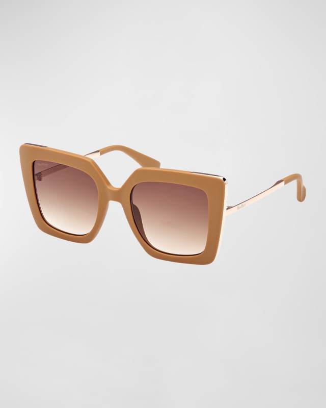Gradient Acetate Butterfly Sunglasses